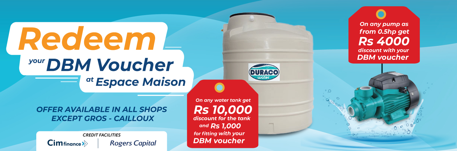 Redeem your DBM voucher