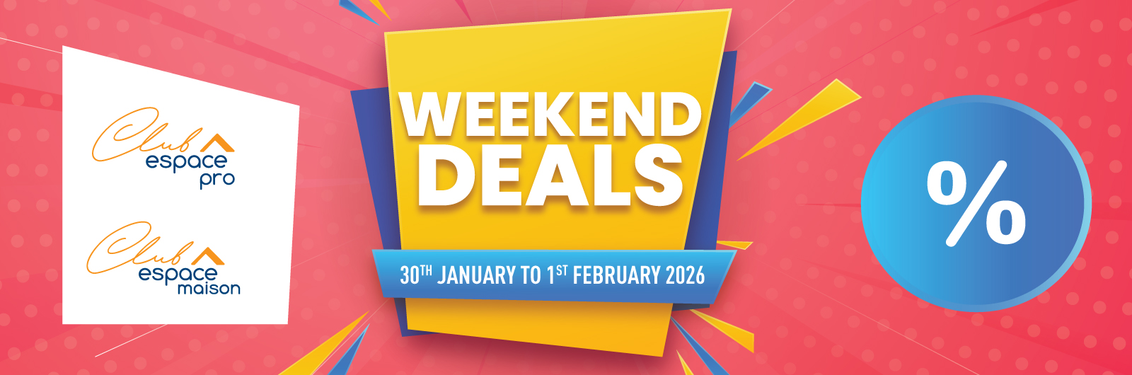 Weekend deals | 30th Jan - 1st Feb 2026