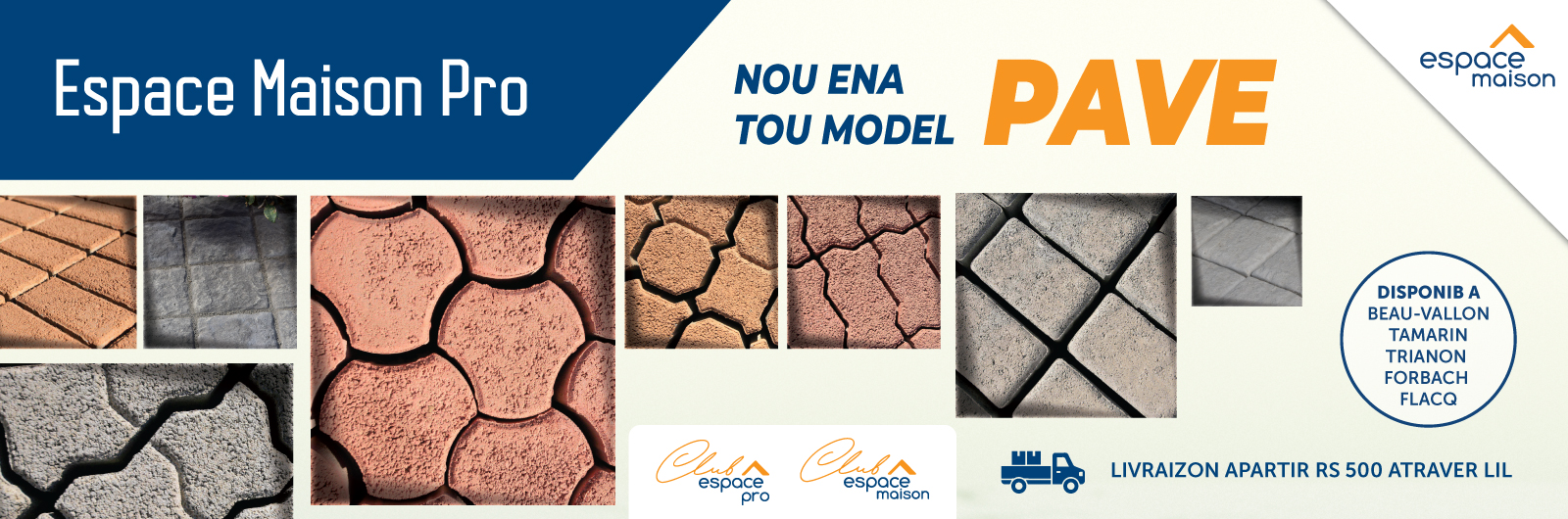 Espace Maison Pro - Nou ena tou model pave