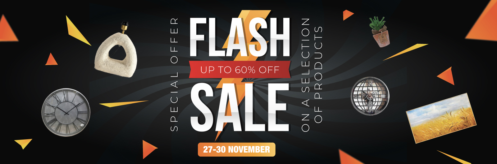Flash sale 27-30 November | Up to 60%