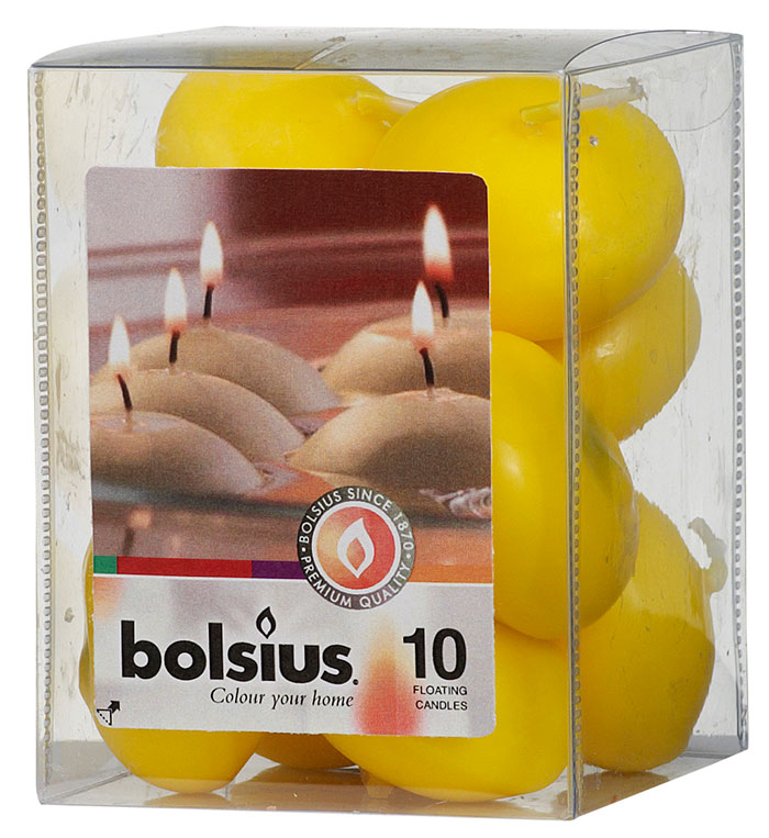 Espace Maison Yellow floating candles